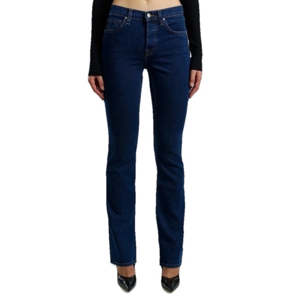 Cotton Citizen Cindy Jean Women’s Boot Cut High Rise Flare Blue Size 26 - Picture 1 of 13